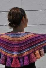 Danube Aran Ruffled Shawl by Gail Tanquary -Free