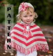 Pam Daley- Infant Hat and Poncho Set