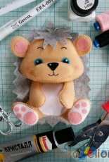 Rukodelion Hedgehog Felt Pattern - Russian