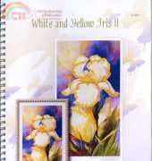 I Love CrossStitch ILCS IL-004 White and Yellow Iris II