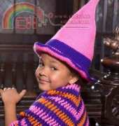 Red Heart - Little Witch hat and Shawl - LW3821