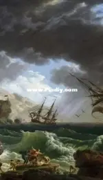 ESTE 156 A Shipwreck in Stormy Seas