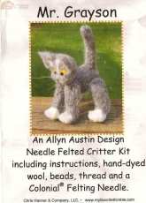 Allyn Austin Design-Mr. Grayson-Needle Felted Cat