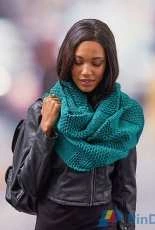 Red Heart-LW5383-Textured Stripes Super Scarf by Christine Marie Chen-Free