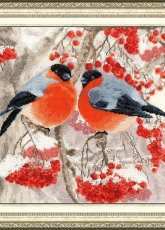 Zolotoe Runo RS-018 Bullfinches