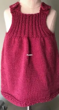 Eleanors Dress by Lou DoubleKnitter