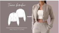 Repattern - Tiana Bomber Jacket Size XS-2XL - English