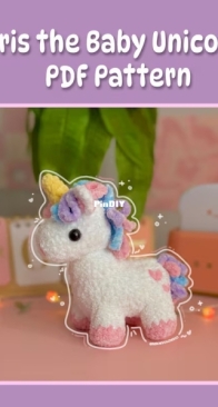 Mellow Stitches Co - Iris the Unicorn - English