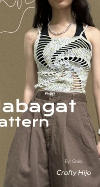 Crafty Hija - Gaia - Habagat Overlay Top Pattern