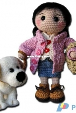 Zhaya Designs - Lilly Herbst Autumn Outfit and Dog - Dutch