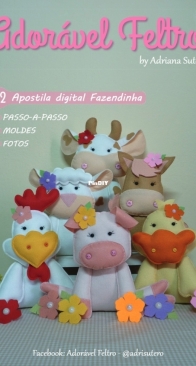 Adoravel Feltro - Adriana Sutero - Little Farm - Fazendinha - Portuguese