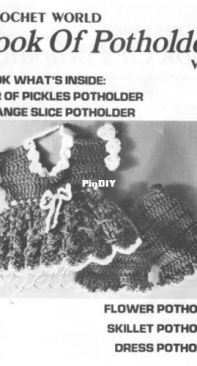 Crochet World Magazine - Book of Potholders vol 2 - 1981