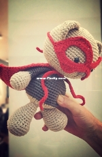 3 Stitches Craft - Zee Murray - Bobble Teddy Superhero - Free