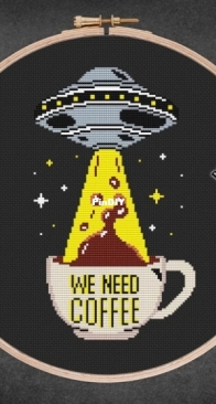 XCrossStitchPatternX- Need Coffee