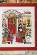 Carols At Christmas - Victorian Scene by Joanne Aston from Cross Stitch Gold 133 XSD