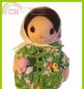 Handmadeawards Farmer Girly Doll With Her Animals
