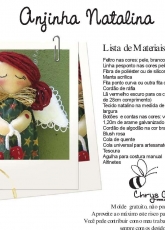 Chrys Altran-Felting Doll /Free Pattern-Portuguese