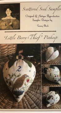 Scattered Seeds Samplers -  Little Berry Thief Pin Keep  XSD + PCS