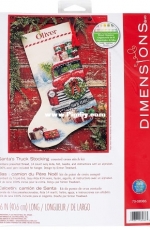 Dimensions 70-08986 Santas Truck Stocking (Scanned)