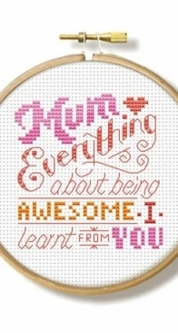 Stitchrovia - Awesome Mum by Emma Congdon PCS + XSD