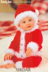 Sirdar-1596-Santa Suit for Baby by Sirdar Spinning Ltd.-Free