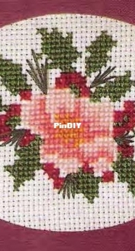 Christmas rose by Jill Oxton from Jill Oxtons Cross Stitch Australia 16 PCS