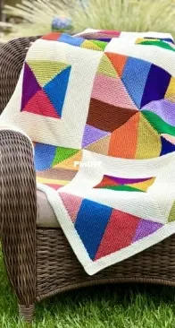 Color Mosaic Blanket by Sonia Savoulian - Free