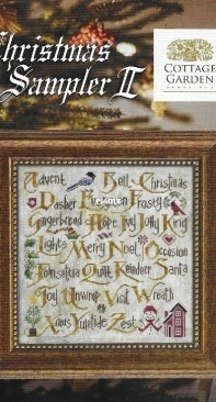 Cottage Garden Samplings CGS-1065 Christmas Sampler II PCS + XSD