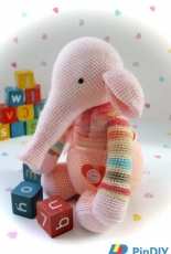 Fuzzpot Lane Designs - Laurie Leonard - Walter and Peaches the Baby Elephants