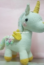 Amigurumi Pica Pau Unicorn