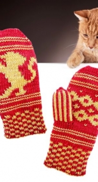 Gryffin Mittens by Louise Robert - Free