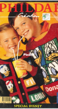 Phildar  Creation No.283 Enfants Spécial Disney Automne-Hiver 1996 - French