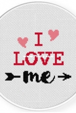 Daily Cross Stitch - I Love Me