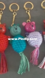 several bear keychains