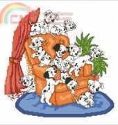 Designer Stitches F22 - 101 Dalmatians Playtime XSD and PCS