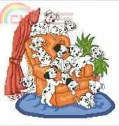 Designer Stitches F22 - 101 Dalmatians Playtime XSD and PCS