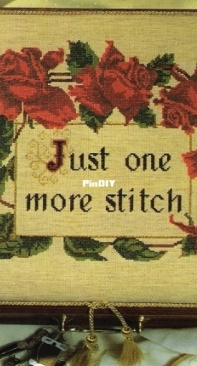 One More Stitch by Di Noyce from Jill Oxtons Cross Stitch Australia 25 PCS + XSD