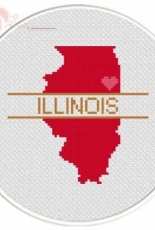 Daily Cross Stitch - Illinois
