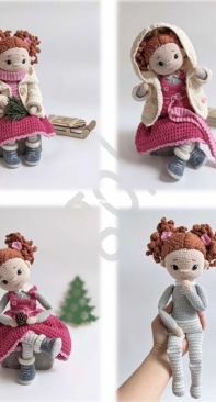 Horgoláda Design - Márta Sipos - Penny Doll - Panni Baba - Hungarian