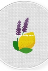 Daily Cross Stitch - Lemon And Lavender