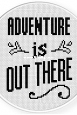 Daily Cross Stitch -  Adventure is Out There