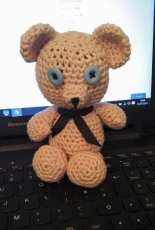 Very 1st try at amigurumi teddy