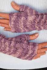 Twin Leaf Fingerless Gloves by Sashka Macievich -Free