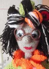 Chrochet Madam in Curlers