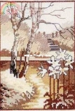 Permin 12-3176 Sepia Forest Lake PCS