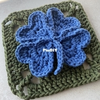 Made by Lisek - Anna Lisek - Clover Granny Square