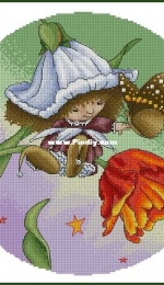 Victoria Plum and Butterfly by Alena Koshkina XSD