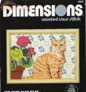 Dimensions 6600 - Cat with blue tiles