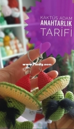 Şeniz  Singer - Cactus Man Key Ring - Kaktüs Adam Anahtarlik - Turkish - Free