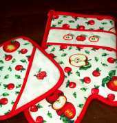Oven mitten and pot holder